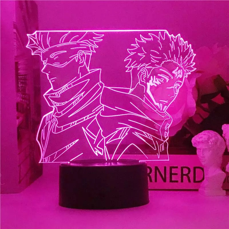 Lámpara 3D Acrílica Jujutsu Kaisen