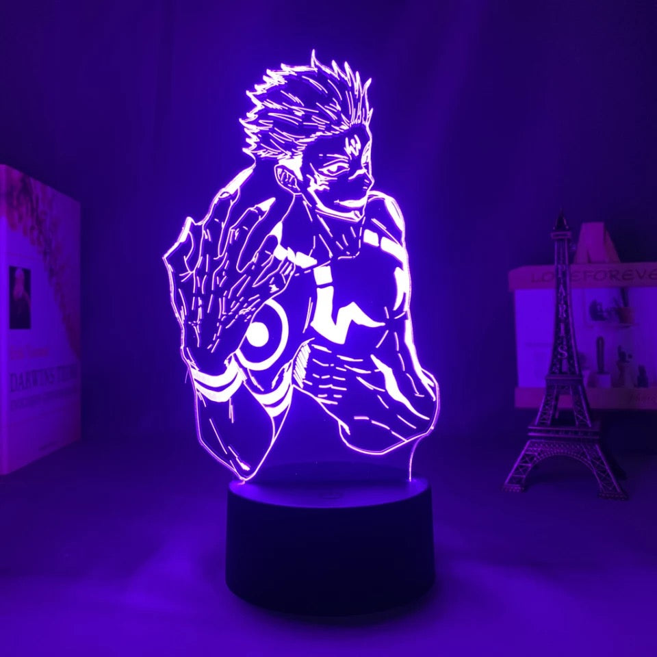 Lámpara 3D Acrílica Jujutsu Kaisen