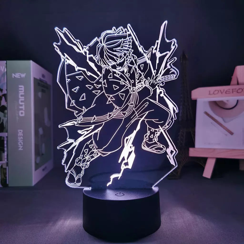 Lámpara 3D Demon Slayer