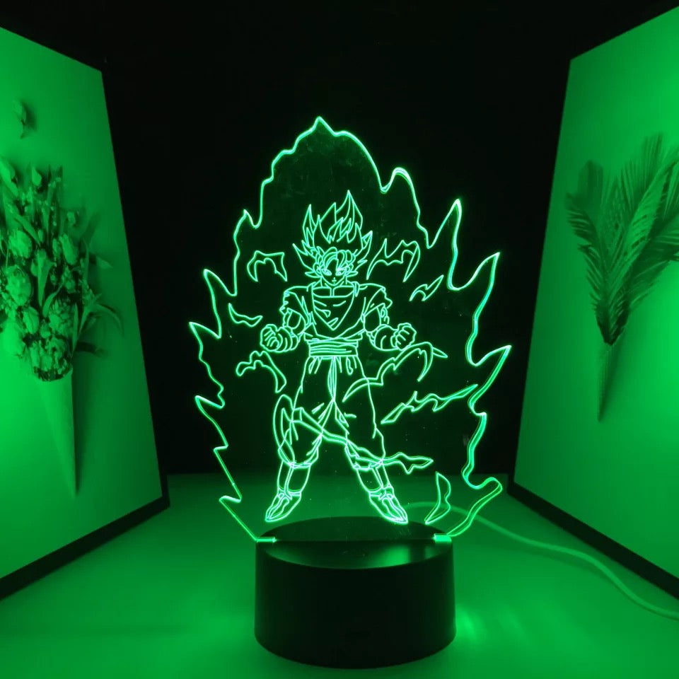 Lámpara 3D Dragon Ball Z/GT/S Acrílico