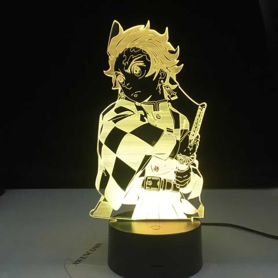 Lámpara 3D Demon Slayer
