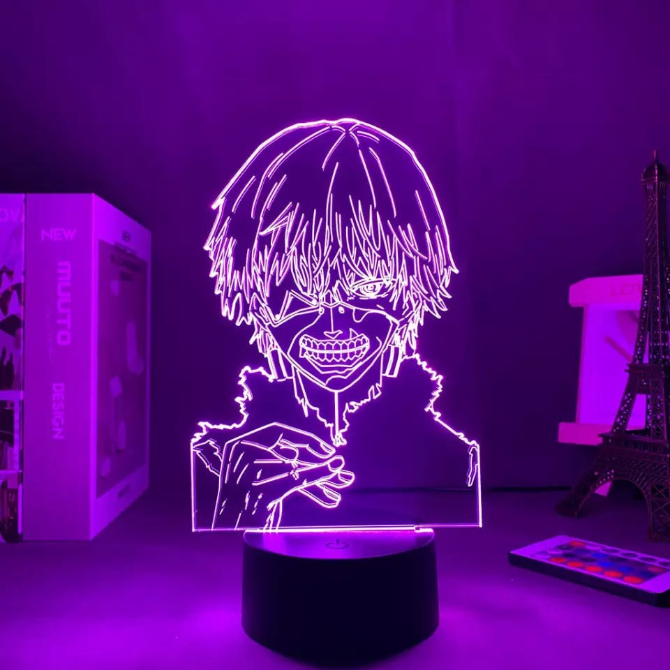 Lámpara 3D Ghoul de Tokio
