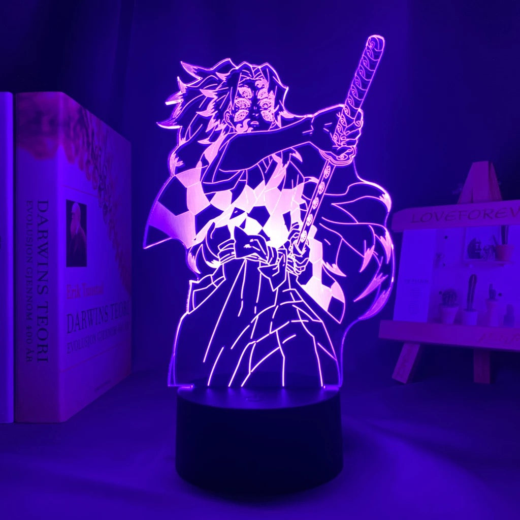 Lámpara 3D acrílica Demon Slayer