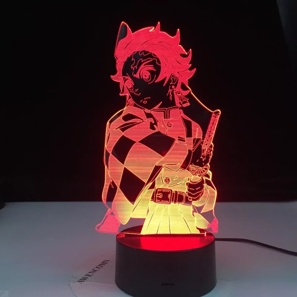 Lámpara 3D Demon Slayer