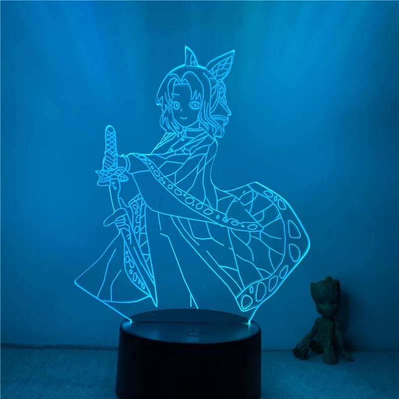 Lámpara 3D Demon Slayer