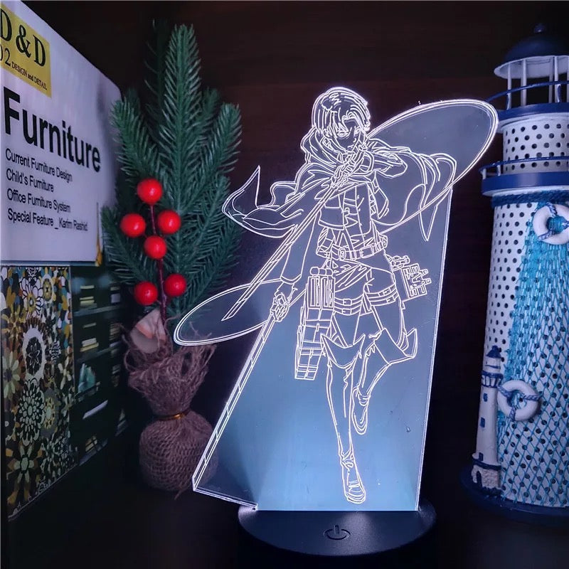 Lámpara 3D Ataque a los Titanes