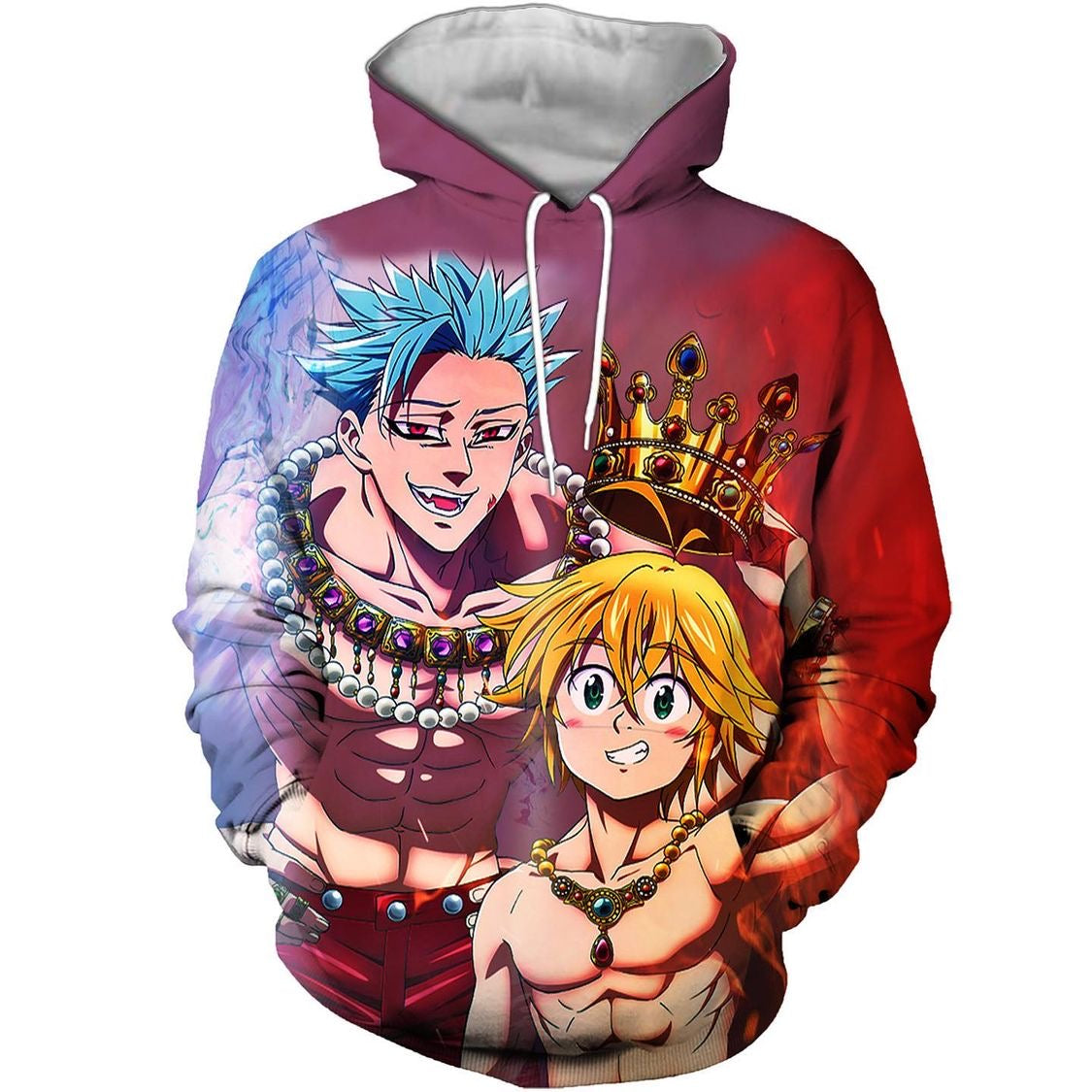 Sudadera con capucha de los siete pecados capitales