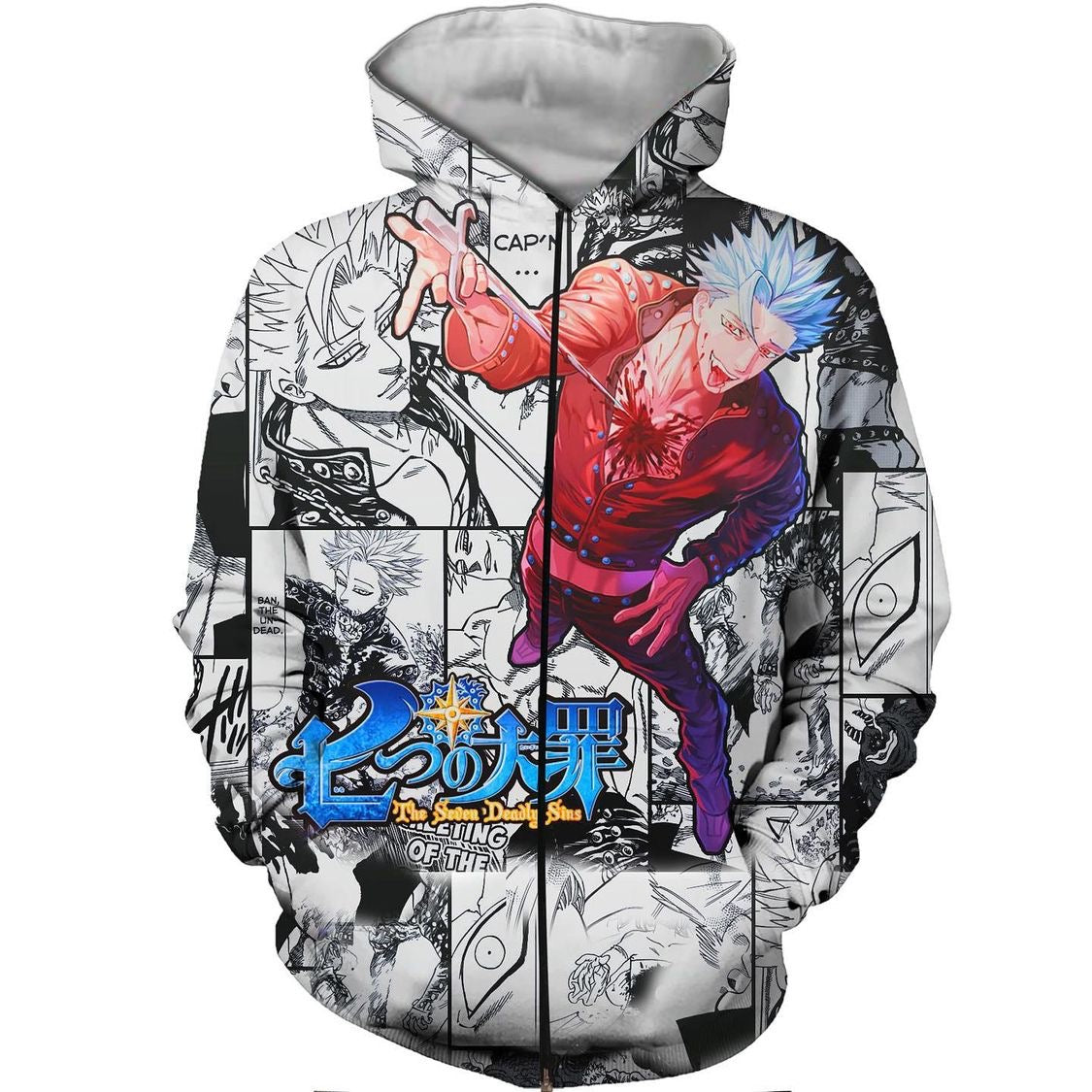 Sudadera con capucha de los siete pecados capitales