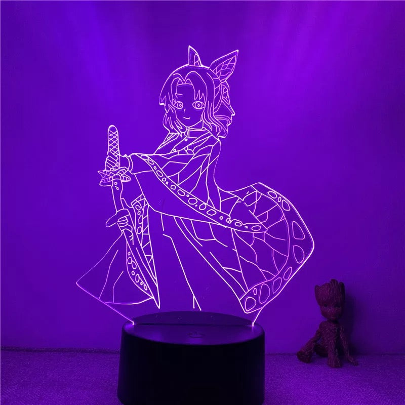 Lámpara 3D Demon Slayer