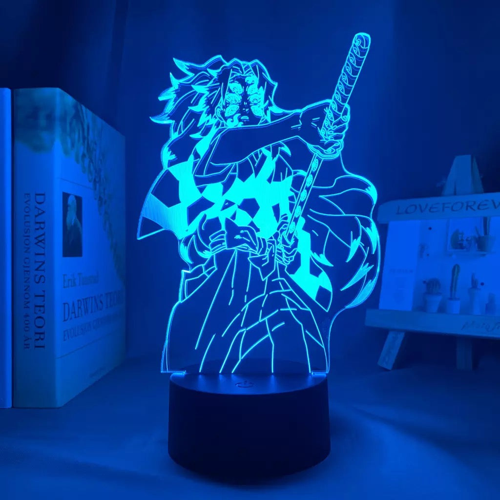 Lámpara 3D acrílica Demon Slayer