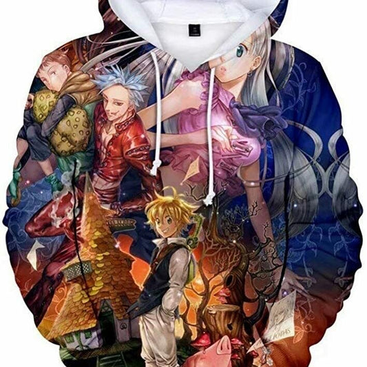 Sudadera con capucha de los siete pecados capitales