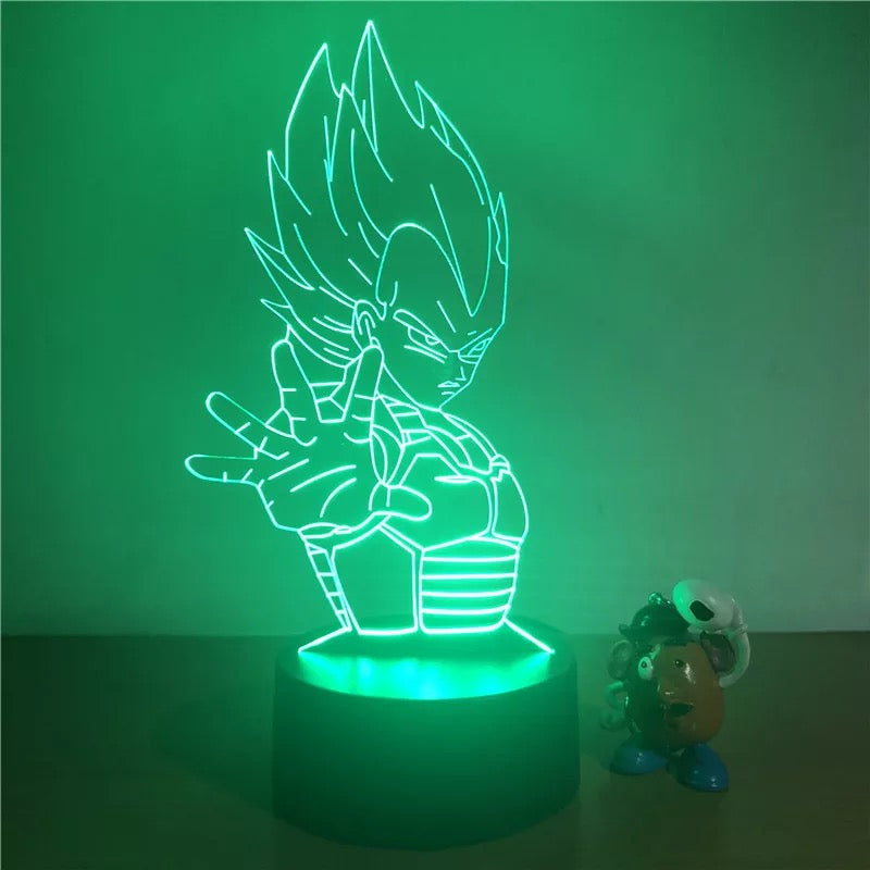 Lámpara 3D Dragon Ball Z/GT/S Acrílico