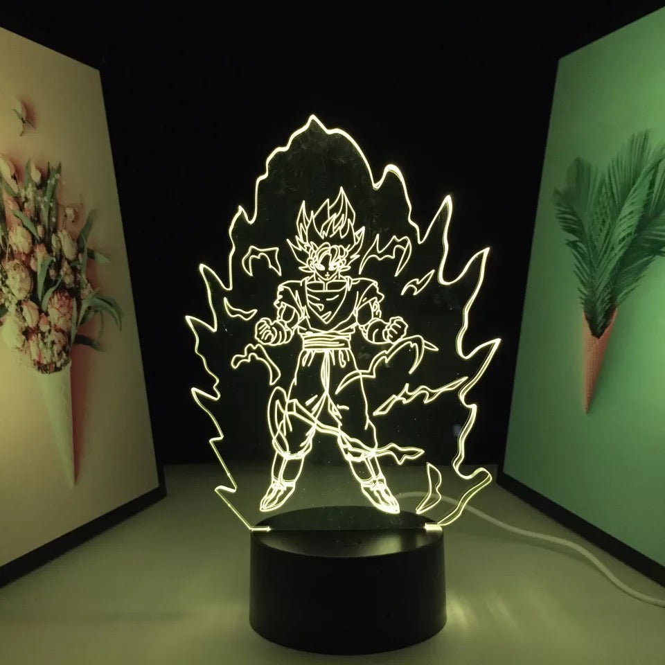 Lámpara 3D Dragon Ball Z/GT/S Acrílico