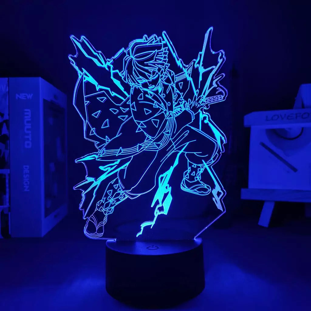 Lámpara 3D Demon Slayer