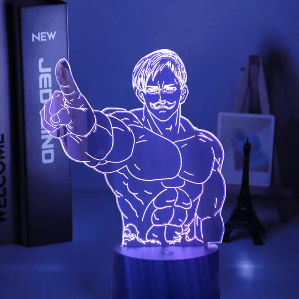 Seven Deadly Sins Acrylic 3D Lamp