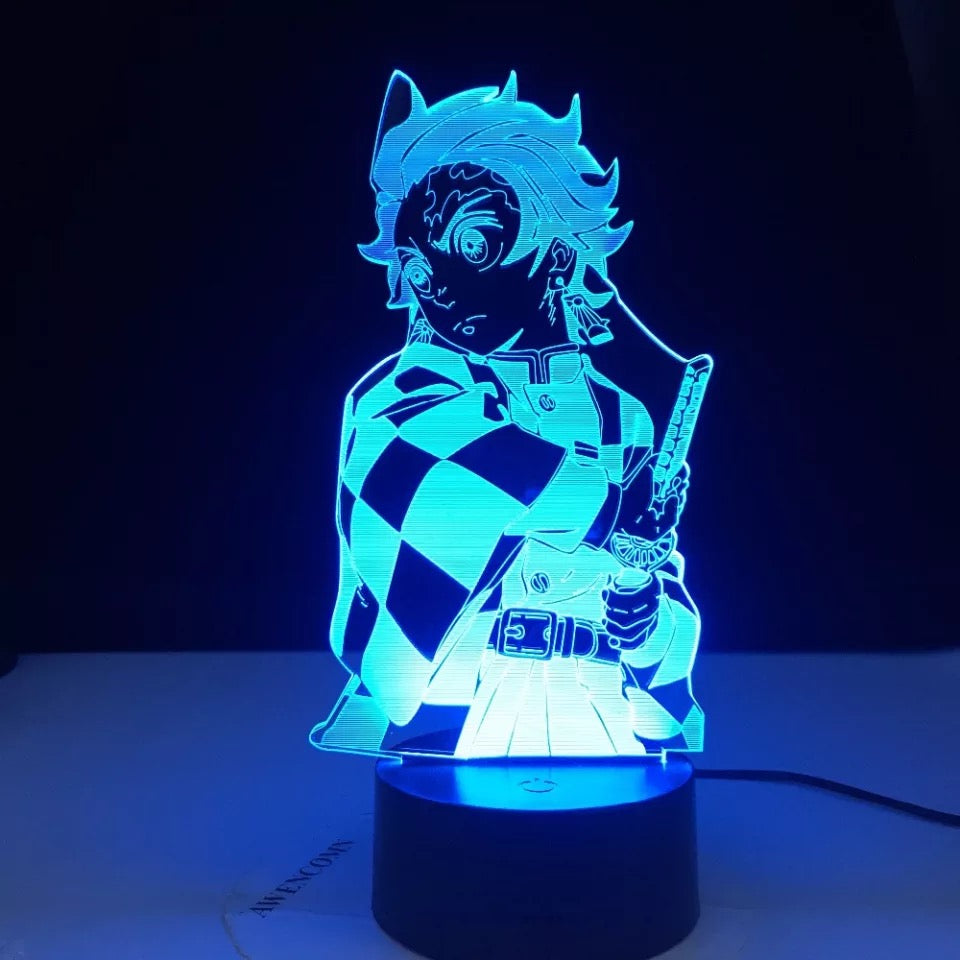 Lámpara 3D Demon Slayer
