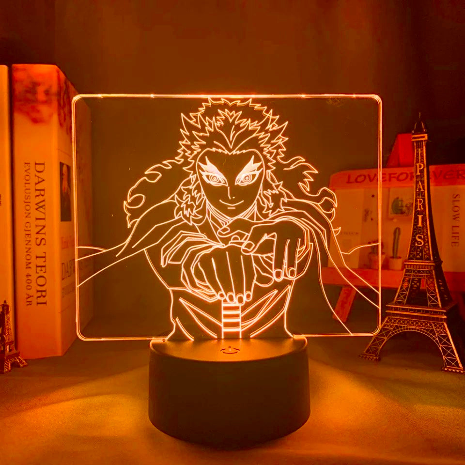 Lámpara 3D acrílica Demon Slayer