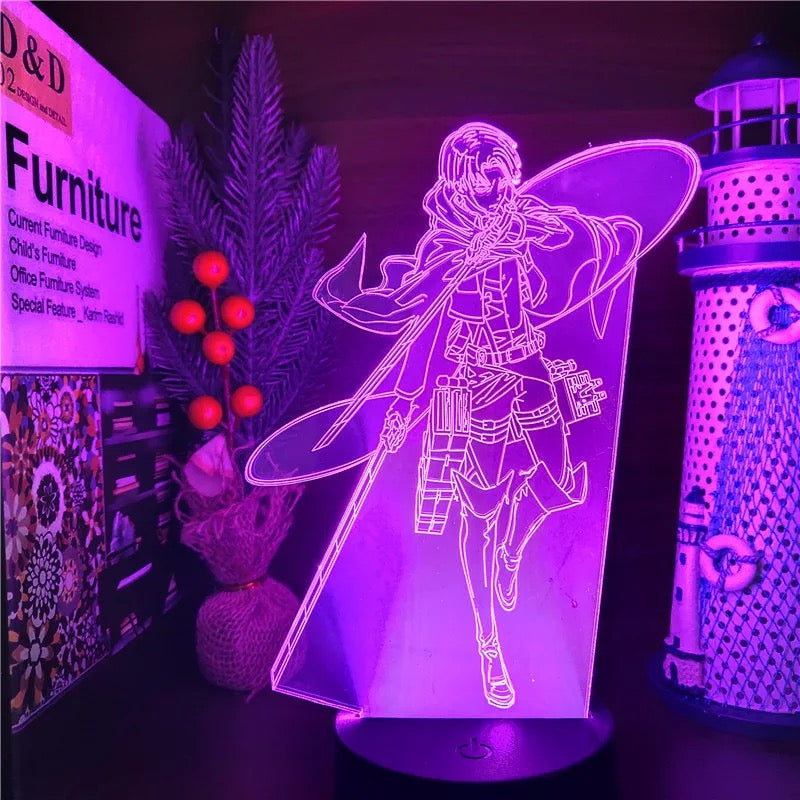 Lámpara 3D Ataque a los Titanes