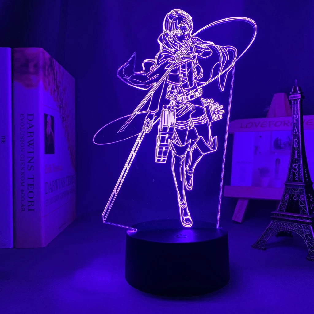 Lámpara 3D Ataque a los Titanes