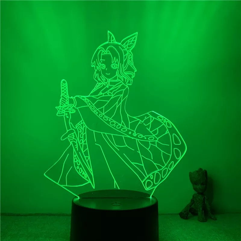 Lámpara 3D Demon Slayer