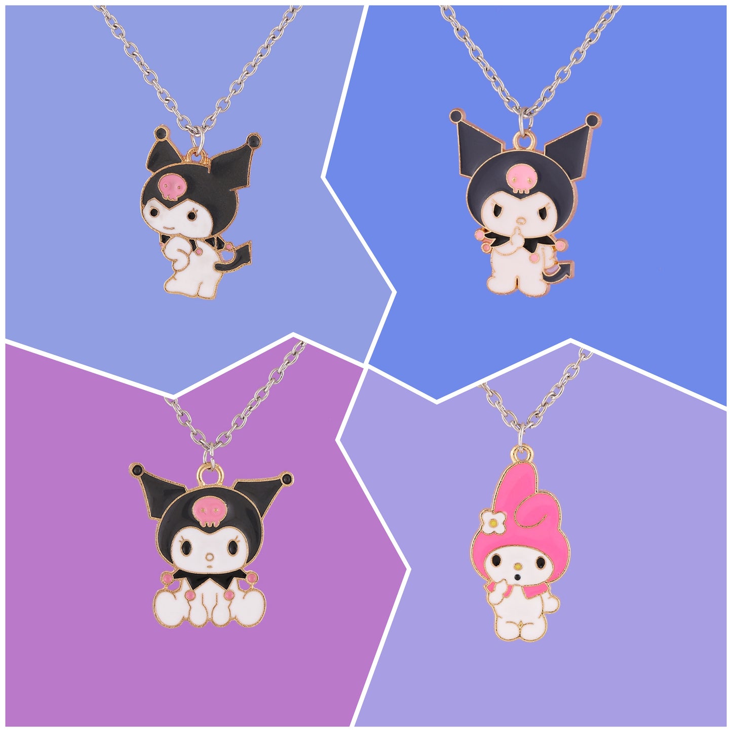 Sanrio: My Melody Kuromi Necklace
