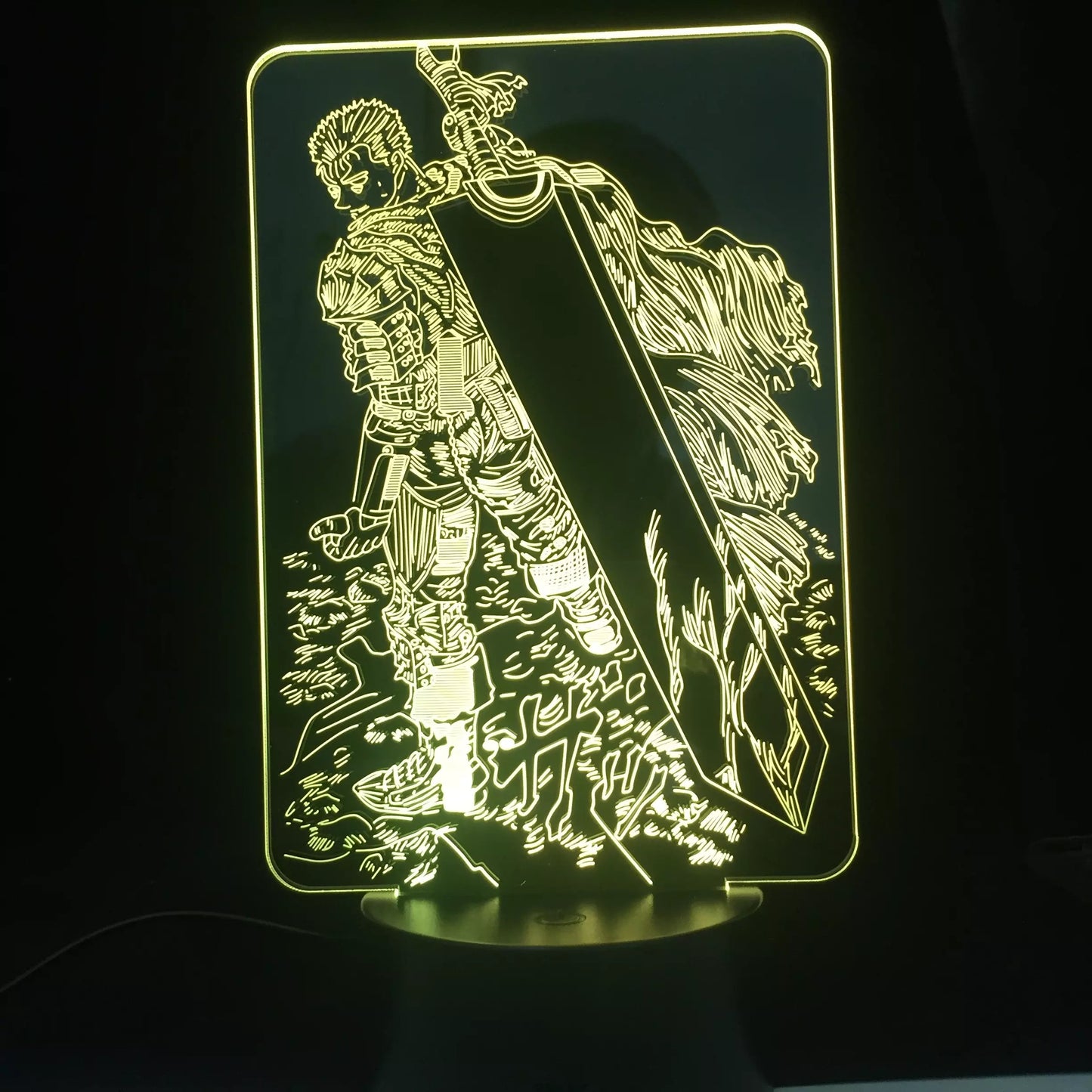 Berserk Acrylic 3D Lamp