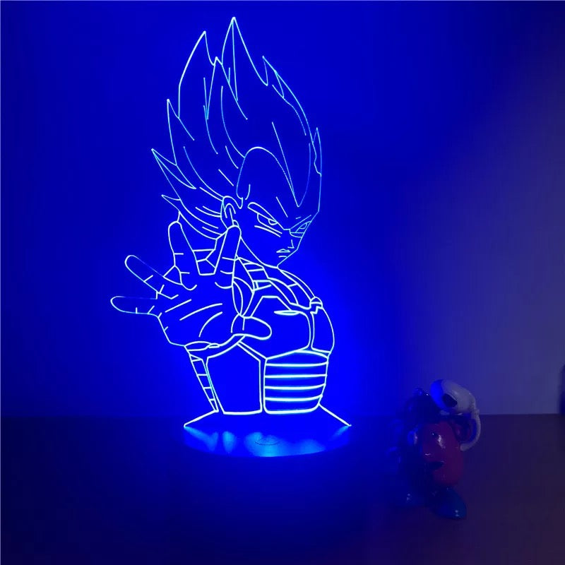Lámpara 3D Dragon Ball Z/GT/S Acrílico