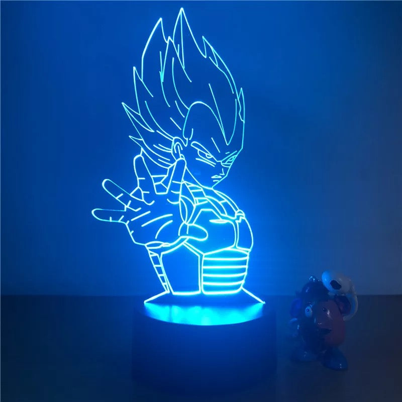 Lámpara 3D Dragon Ball Z/GT/S Acrílico