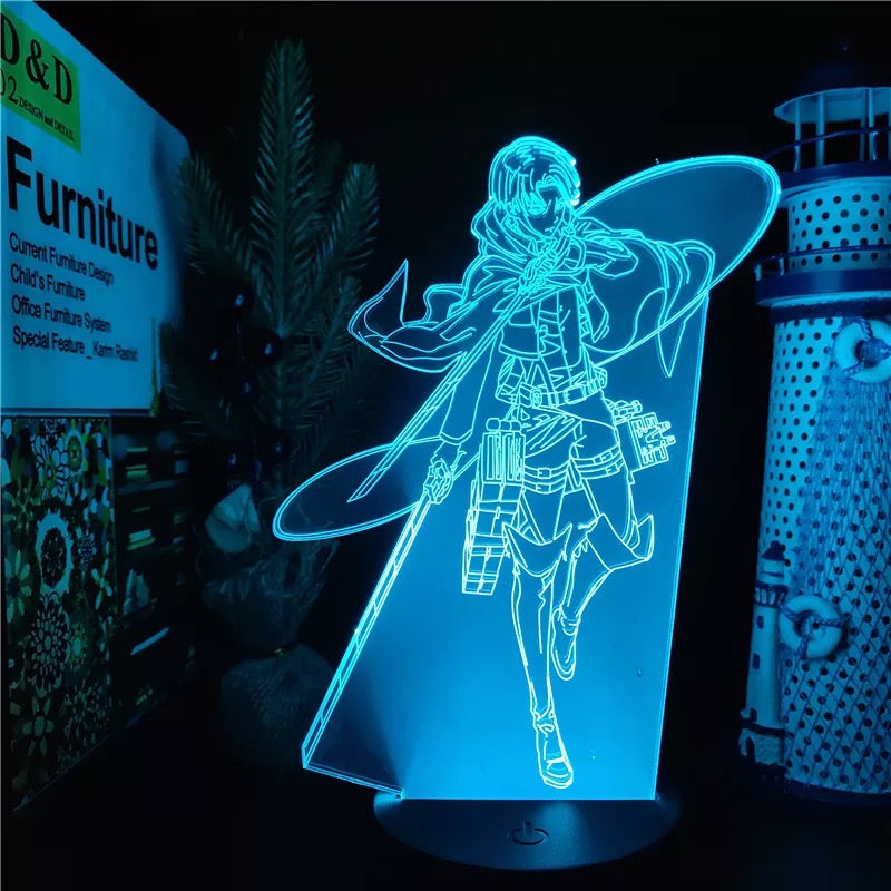 Lámpara 3D Ataque a los Titanes