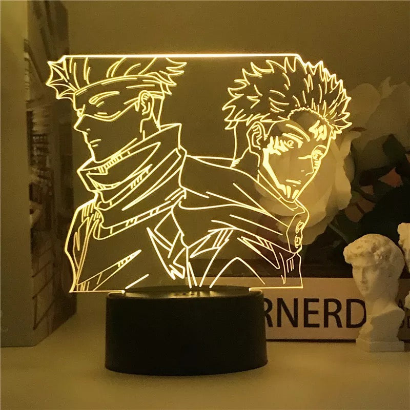 Lámpara 3D Acrílica Jujutsu Kaisen
