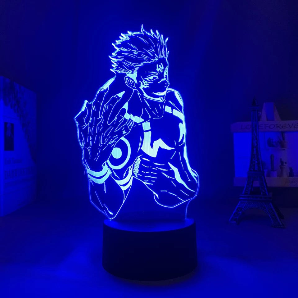 Lámpara 3D Acrílica Jujutsu Kaisen