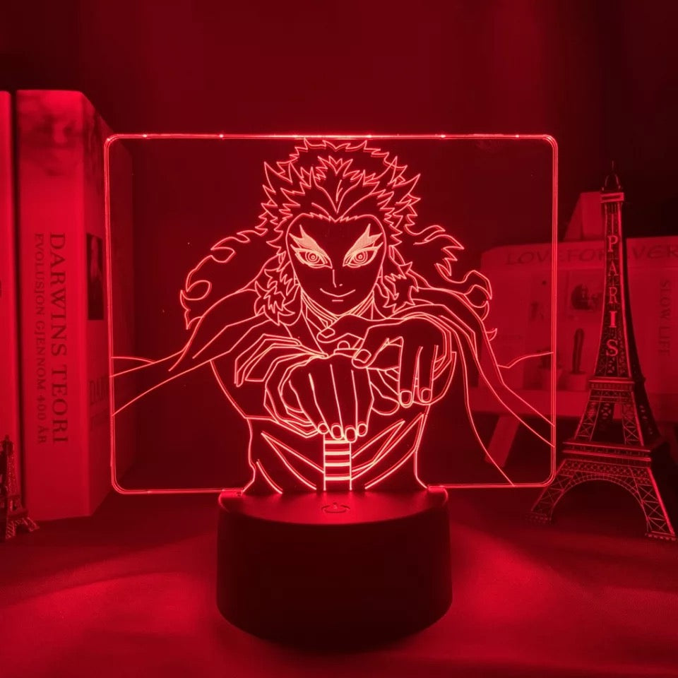 Lámpara 3D acrílica Demon Slayer