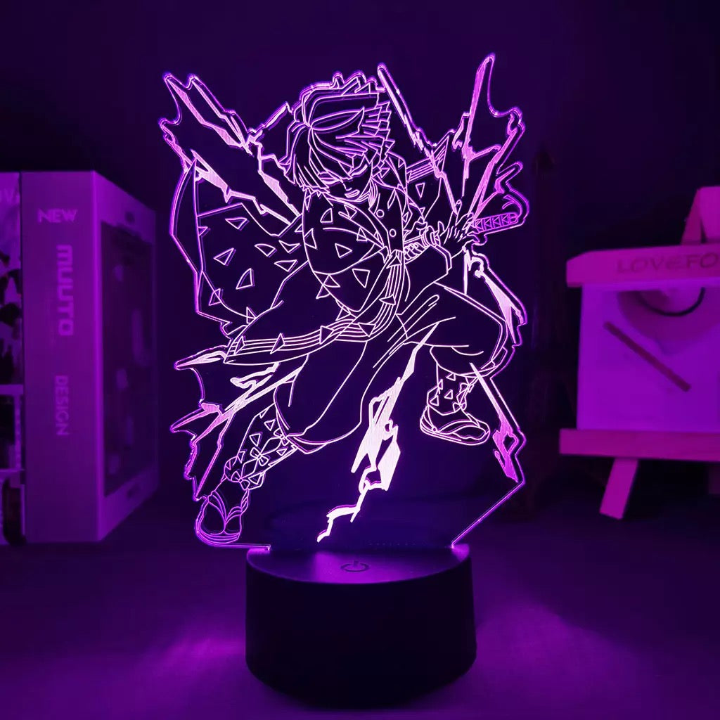 Lámpara 3D Demon Slayer