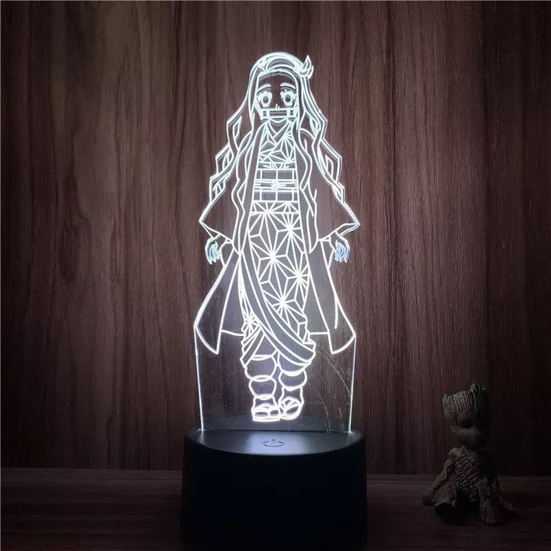 Lámpara 3D Demon Slayer