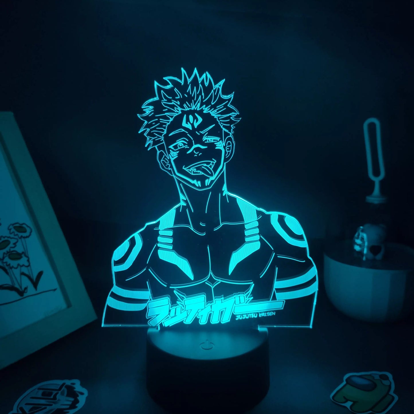 Lámpara 3D Acrílica Jujutsu Kaisen