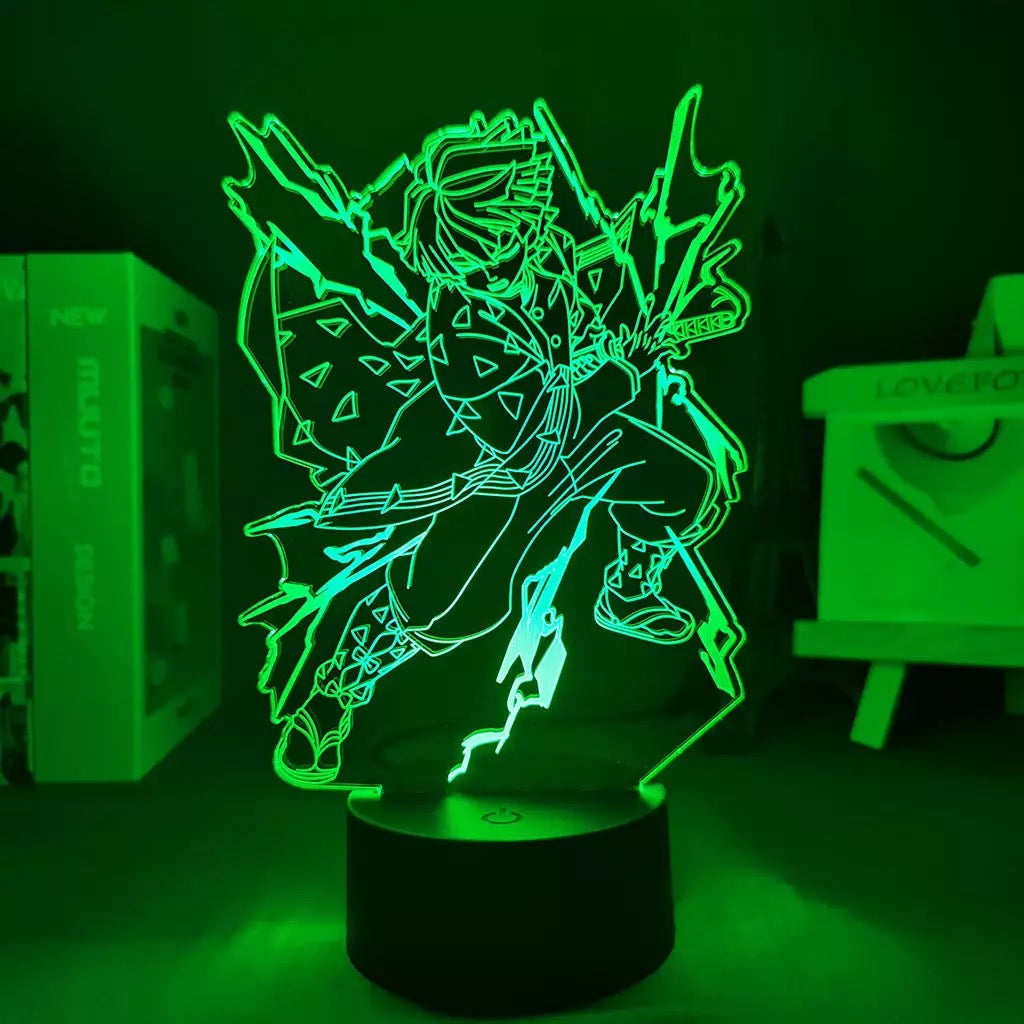 Lámpara 3D Demon Slayer