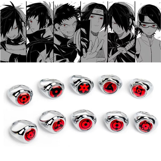 Naruto Rings Set