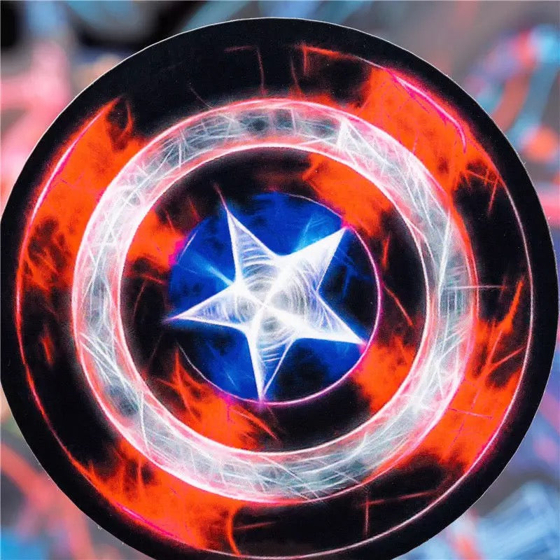 ¡Pegatinas! - Marvel (neón)