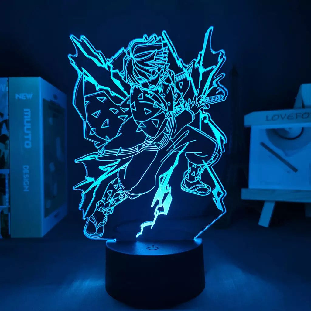 Lámpara 3D Demon Slayer