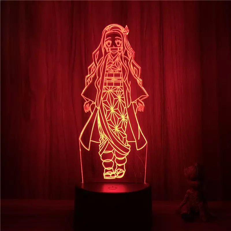 Lámpara 3D Demon Slayer