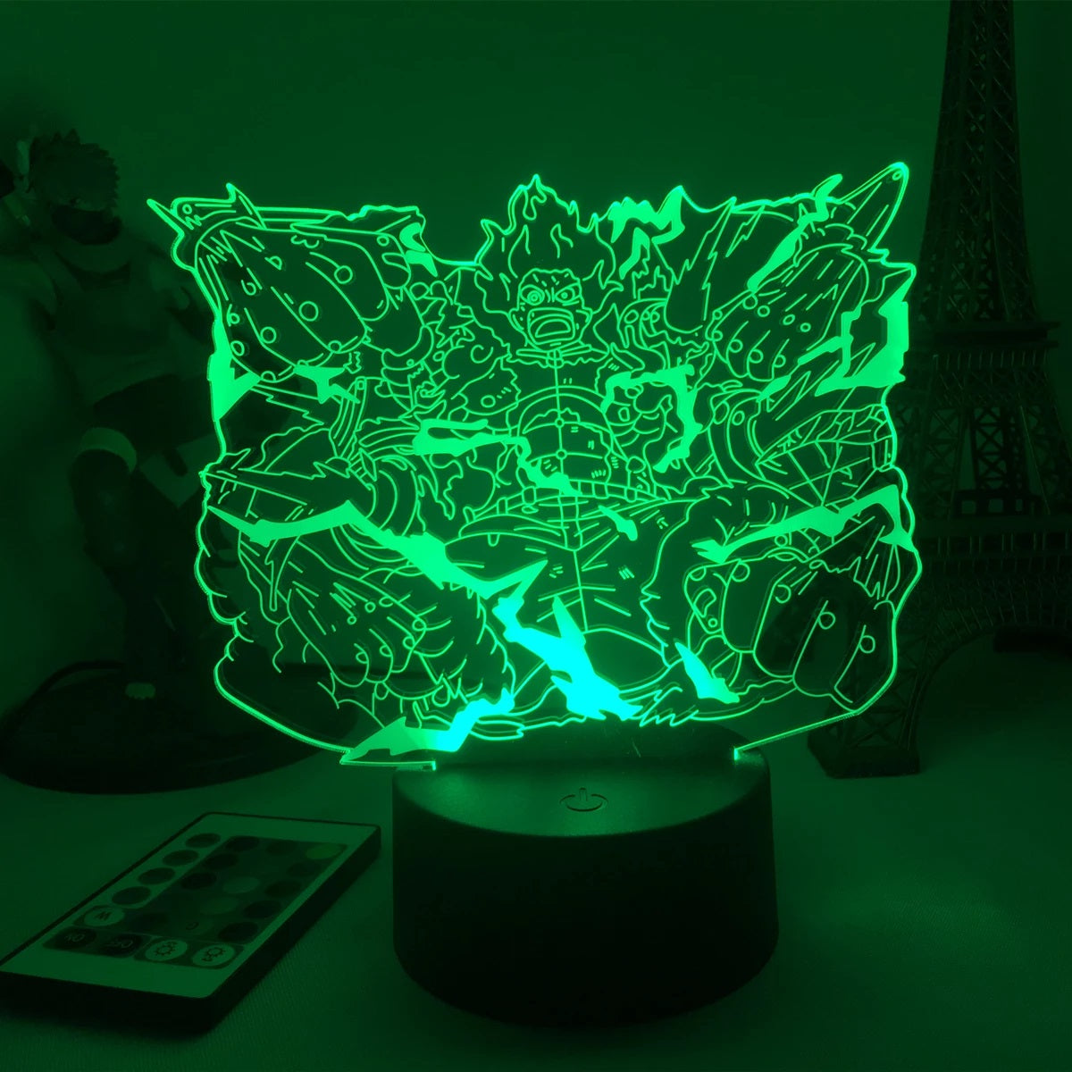 Lámpara 3D acrílica de una pieza