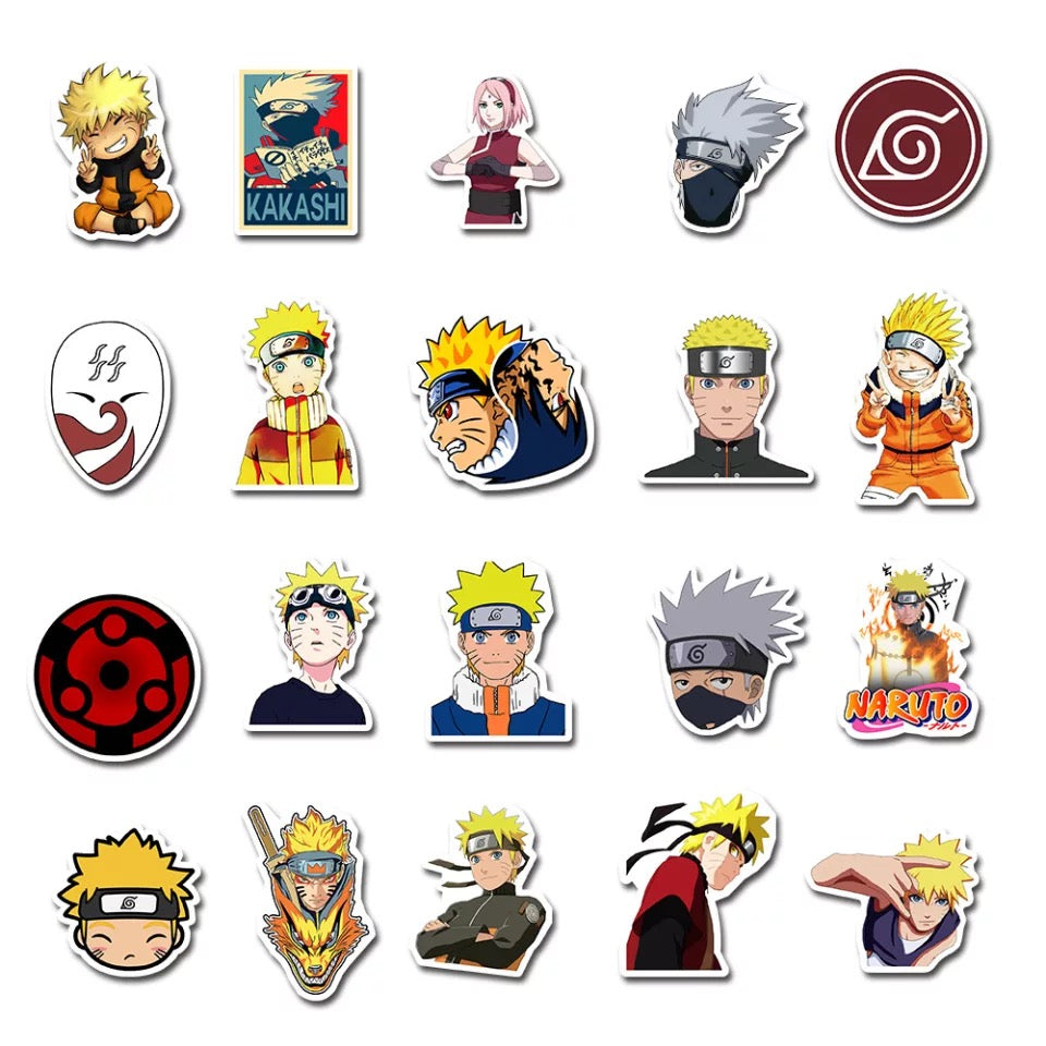 ¡Pegatinas! - Naruto Shippuden