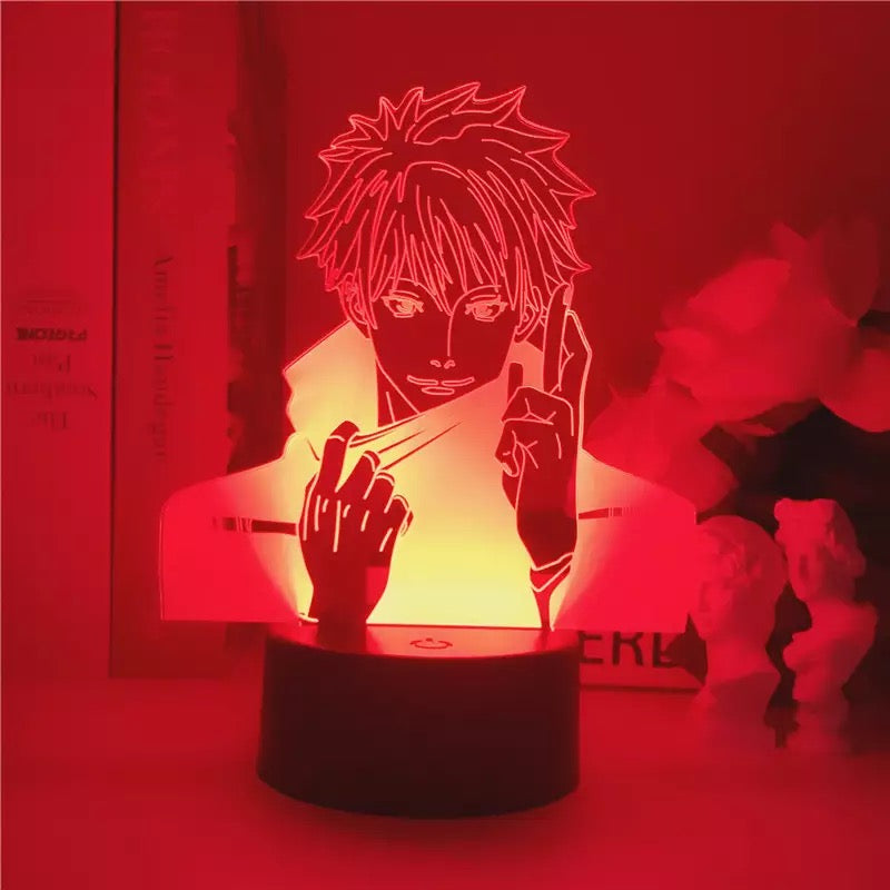 Lámpara 3D Acrílica Jujutsu Kaisen