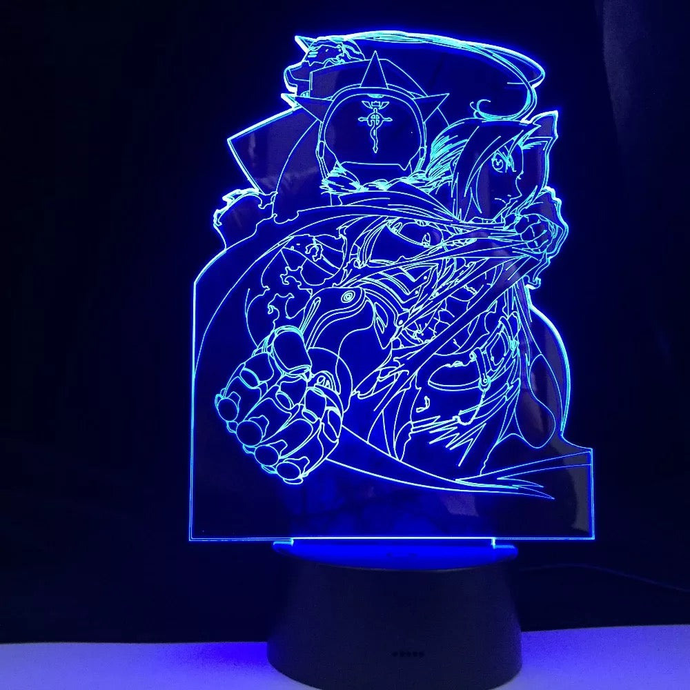 Lámpara 3D acrílica Full Metal Alchemist