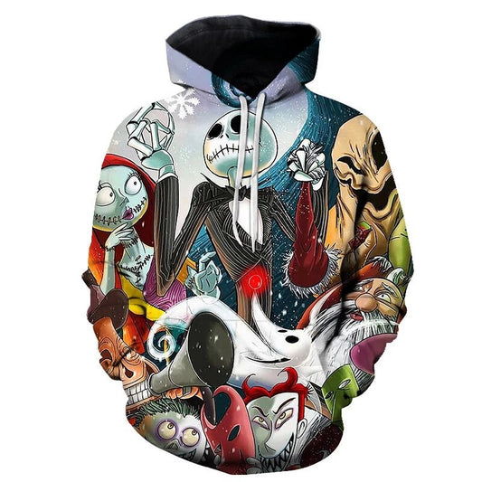 Pesadilla antes de Navidad sudadera con capucha