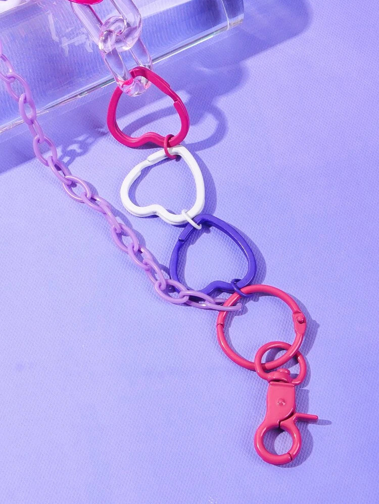 Cadena de pantalones de corazón