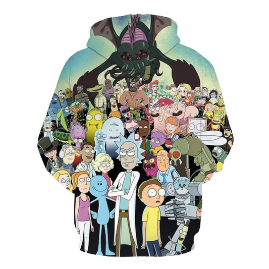 Sudadera con capucha Rick y Morty