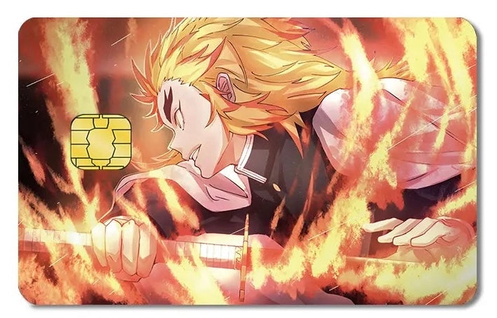 Diseño de tarjeta VISA Demon Slayer