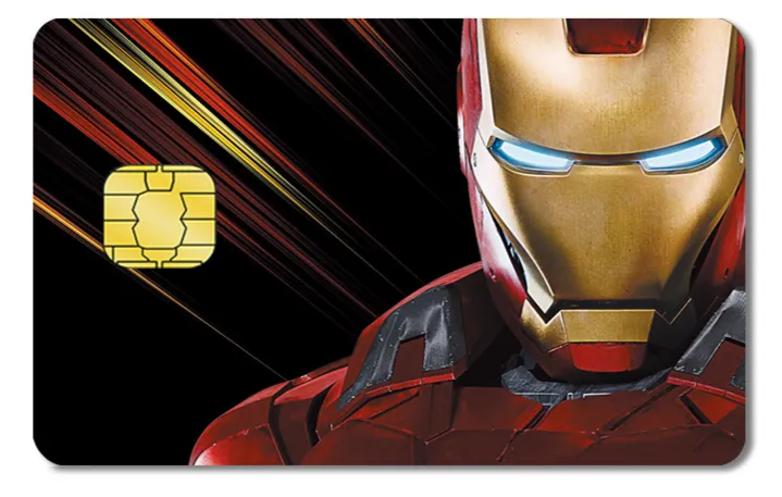 Diseño de tarjeta VISA de Iron-Man