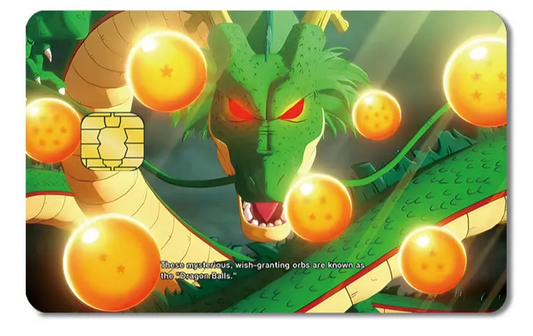 Diseño de tarjeta VISA de Dragon Ball